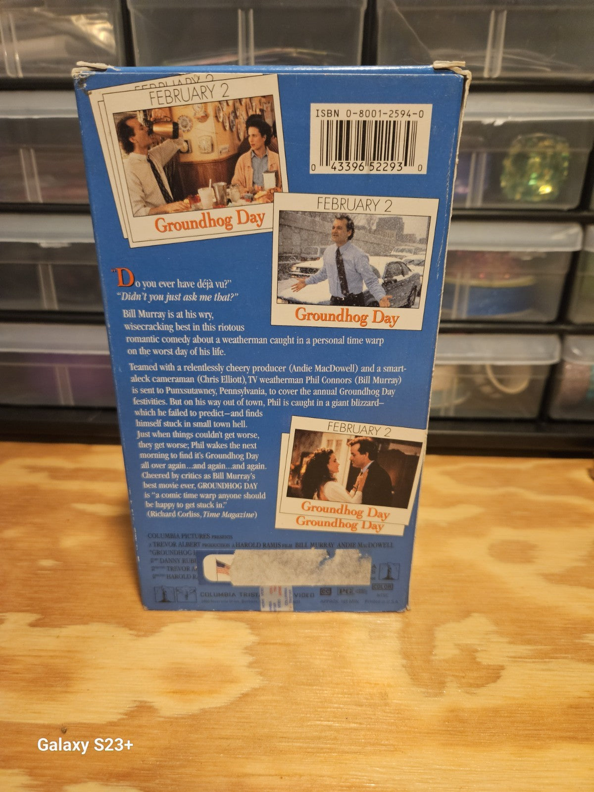 RomCom VHS Set Groundhog, Look Who's Talking, Ferris Bueller, Date with An Angel