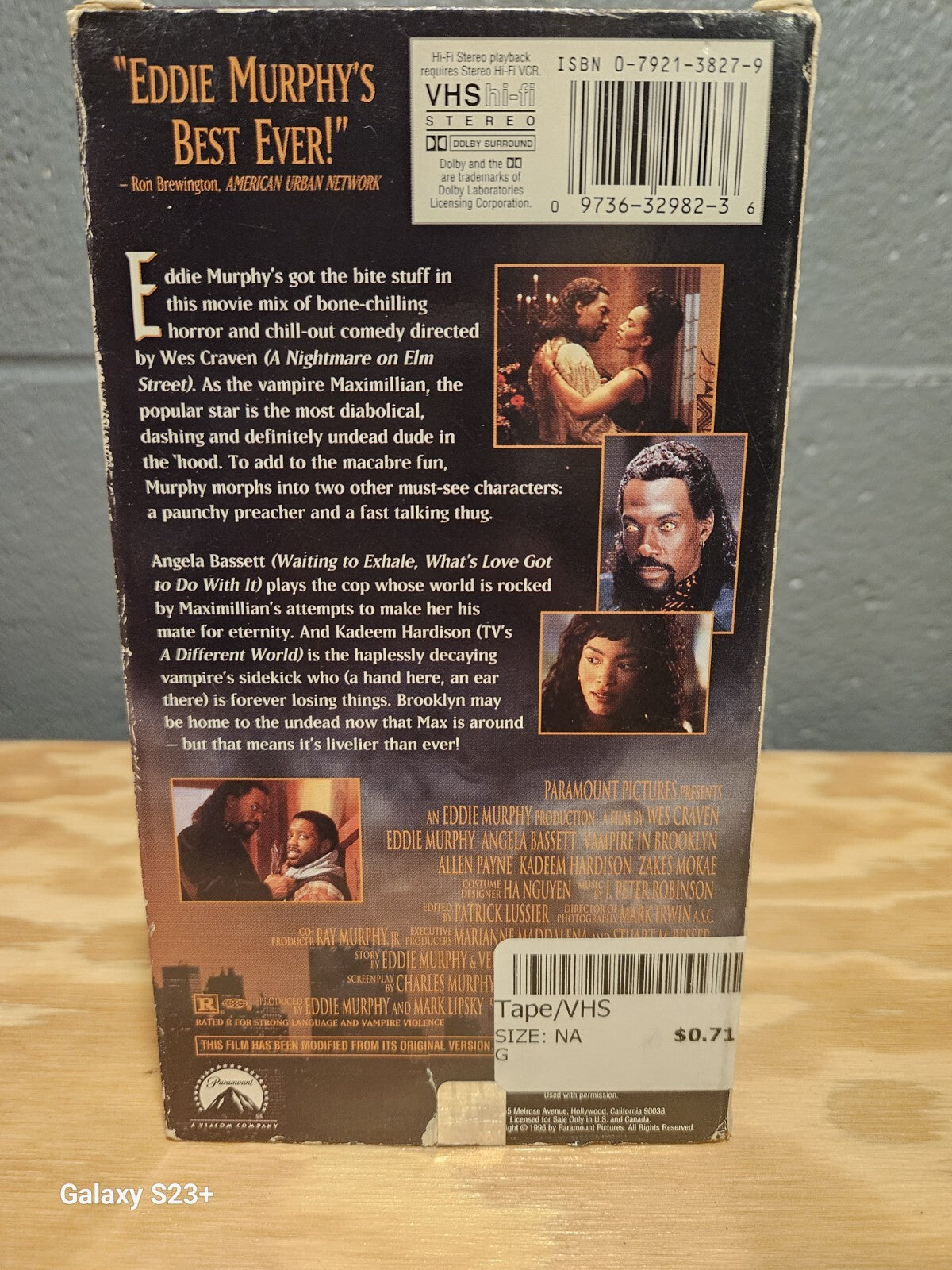 Eddie Murphy VHS Dr. Dolittle, Daddy Daycare, Trading Places Vampire In Brooklyn