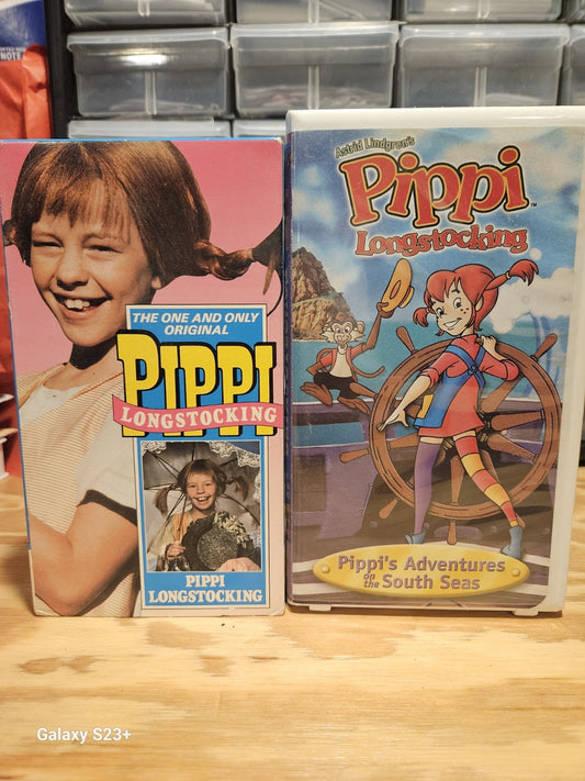 Pippi Longstocking VHS Set, Adventures on the South Seas, Sterling, HBO, Nelvana