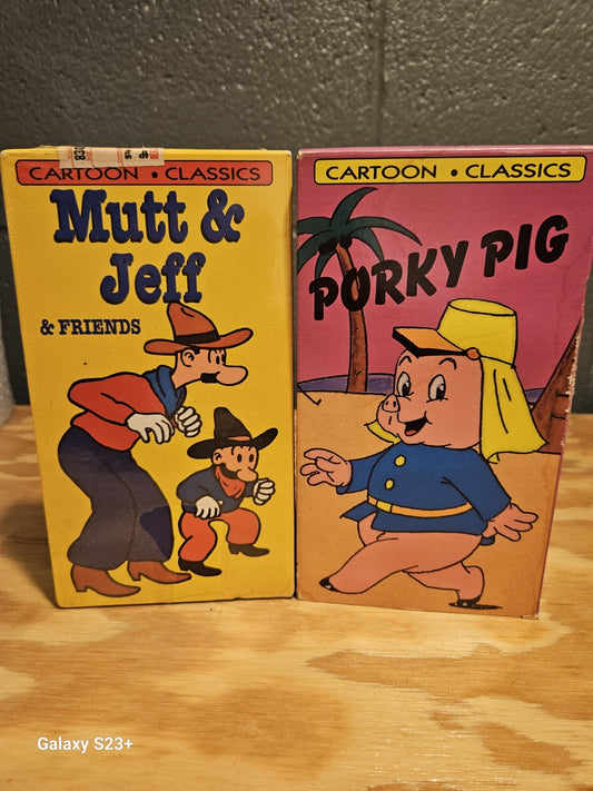 Cartoon Classics VHS 1991 - Porky Pig, Mutt & Jeff