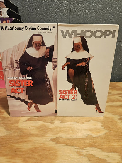 Sister Act, Sister Act 2 Back In The Habit VHS Set