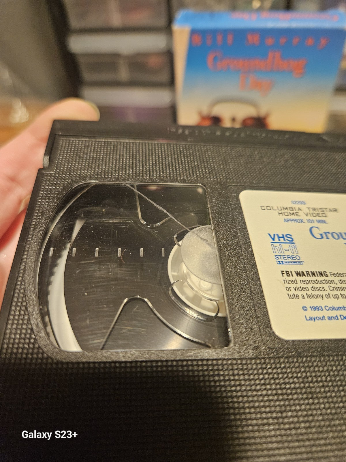 RomCom VHS Set Groundhog, Look Who's Talking, Ferris Bueller, Date with An Angel