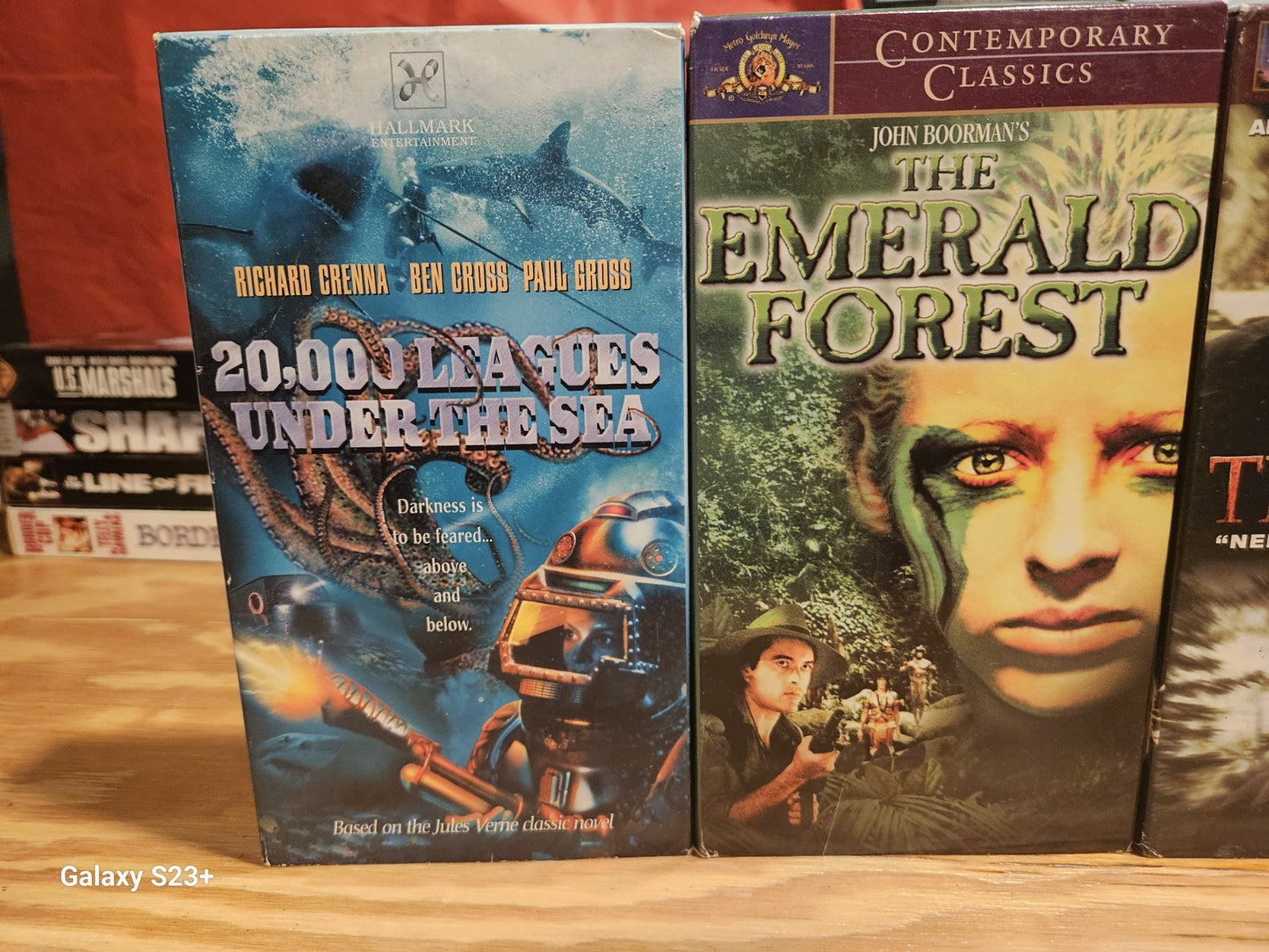 Action VHS 20000 Leagues Emerald Forest, Edge, Hunted MGM 20th Century Paramount