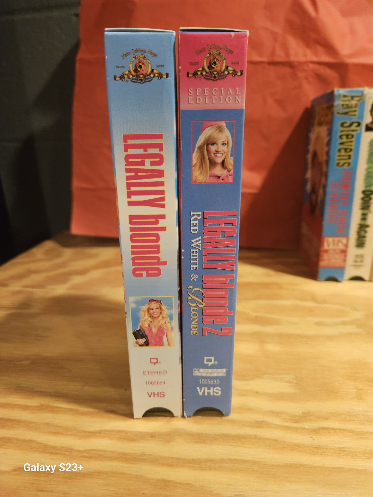 Reese Witherspoon Legally Blonde 1 & 2 VHS Movie Set, Metro Golden Mayer, MGM