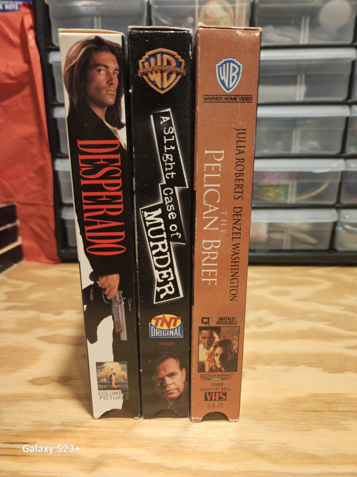 Desperado Case Of Murder Pelican Brief VHS Columbia TNT Warner Banderas Roberts