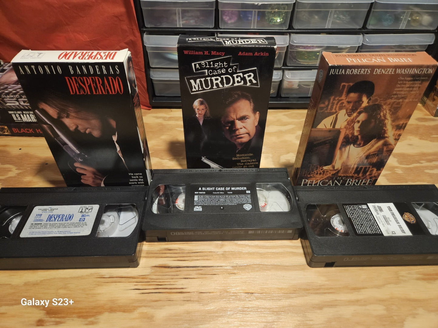 Desperado Case Of Murder Pelican Brief VHS Columbia TNT Warner Banderas Roberts