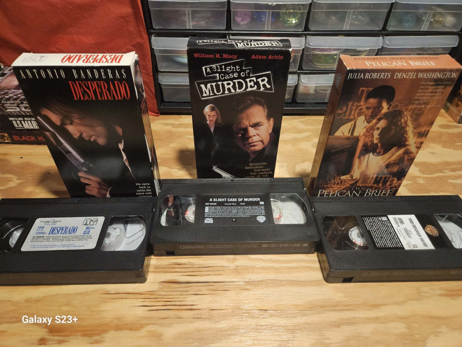 Desperado Case Of Murder Pelican Brief VHS Columbia TNT Warner Banderas Roberts