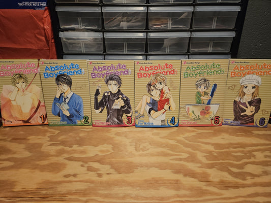 Absolute Boyfriend Complete Series, Volumes 1-6, Yuu Watase, Shojo Beat Manga