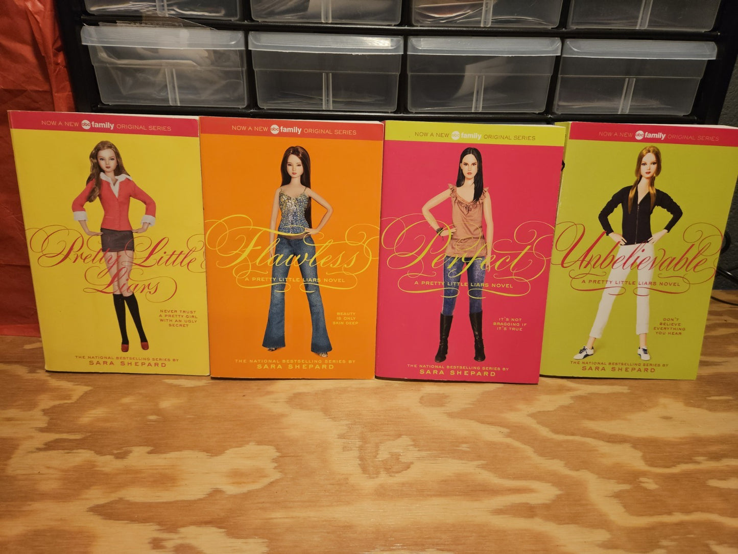 Pretty Little Liars 4 Book Box Set Sara Shepard Paperback Harper Teen ABC