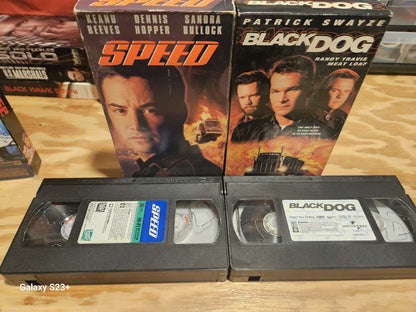 Road Action VHS - Road Warrior Chase Speed Black Dog 20th Century Fox Universal