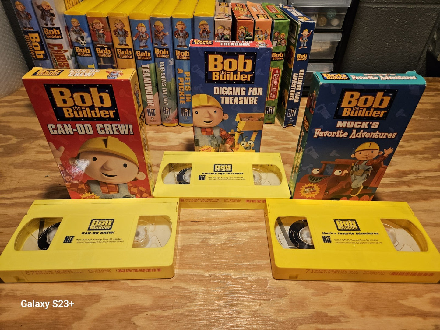 Bob The Builder VHS, Huge Lot 17 VHS, Rare, Kids, HiT Entertainment,  NAHB 