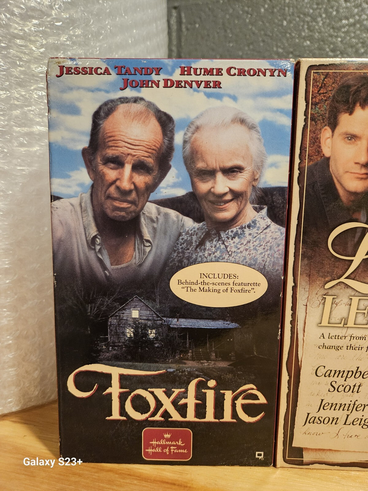 Hallmark VHS Set of 6 - Foxfire, Live Letter, Cupid & Cate, Sarah Plain and Tall