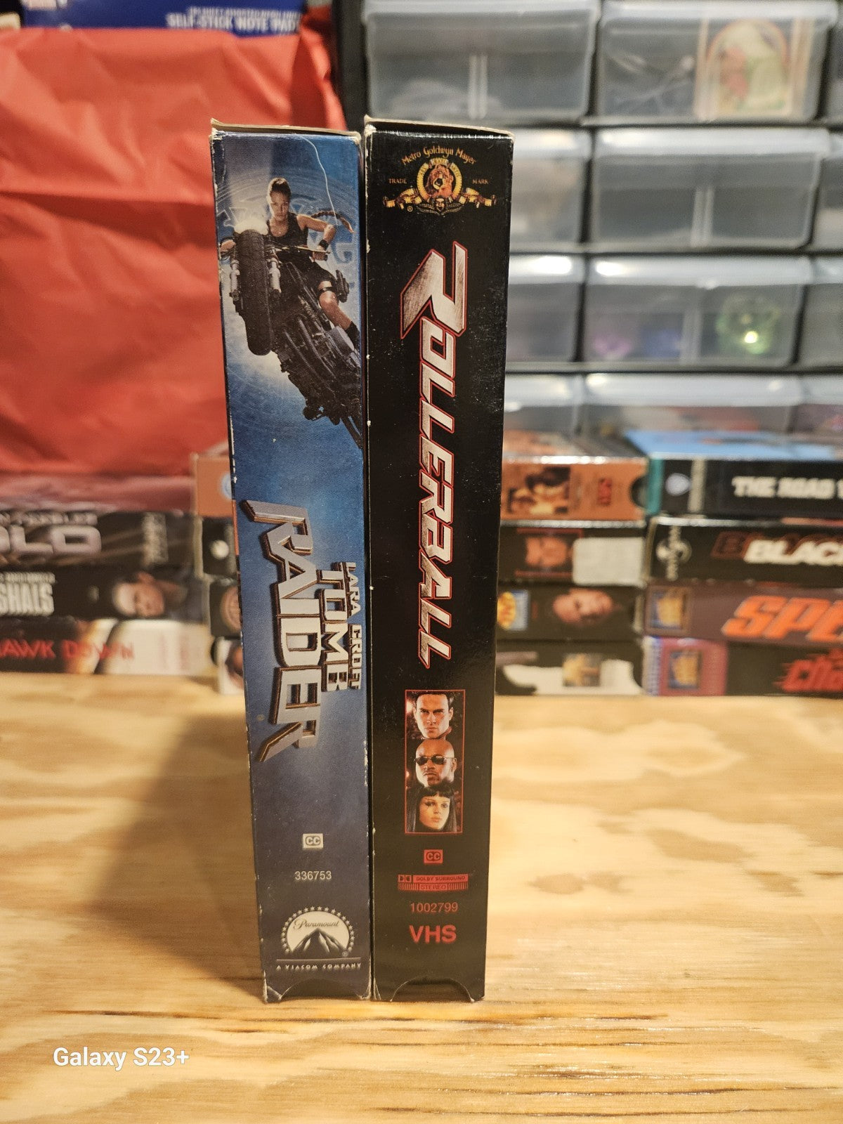 Lara Croft Tomb Raider, Rollerball VHS Angelina Jolie, LL Cool J, Paramount MGM