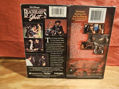 Disney Blackbeard's Ghost & Pirates of the Caribbean VHS Depp, Bloom, Knightley