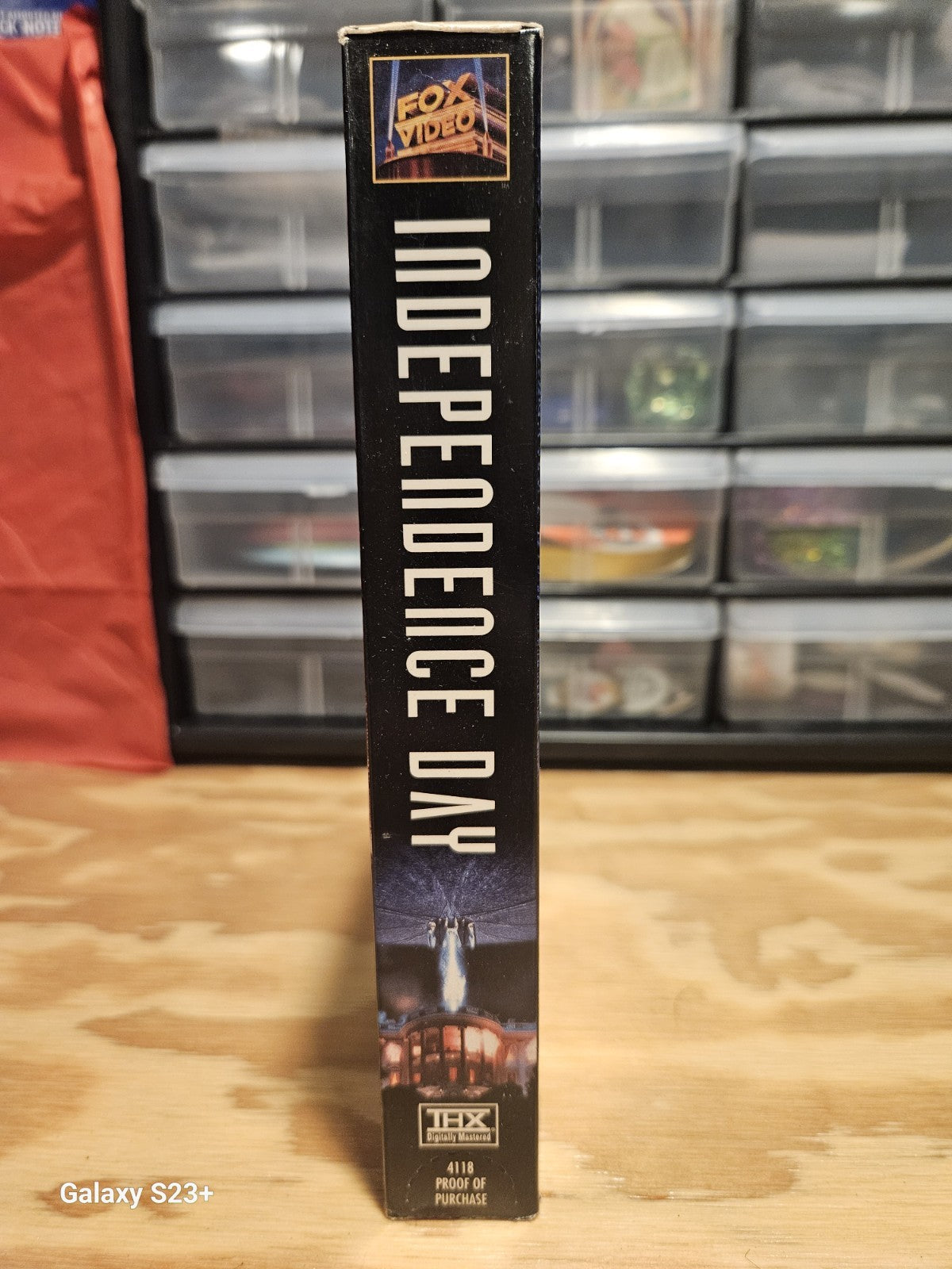 Independence Day VHS 1996 Will Smith Goldblum 20th Century Fox Lenticular Insert