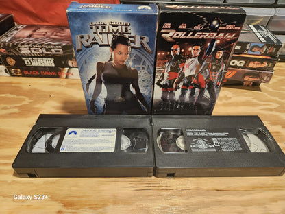 Lara Croft Tomb Raider, Rollerball VHS Angelina Jolie, LL Cool J, Paramount MGM