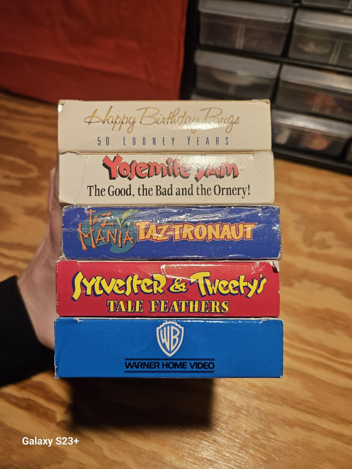 Looney Tunes VHS Lot Bugs Bunny, Taz Sylvester, Tweety, Halloween, Warner Bros