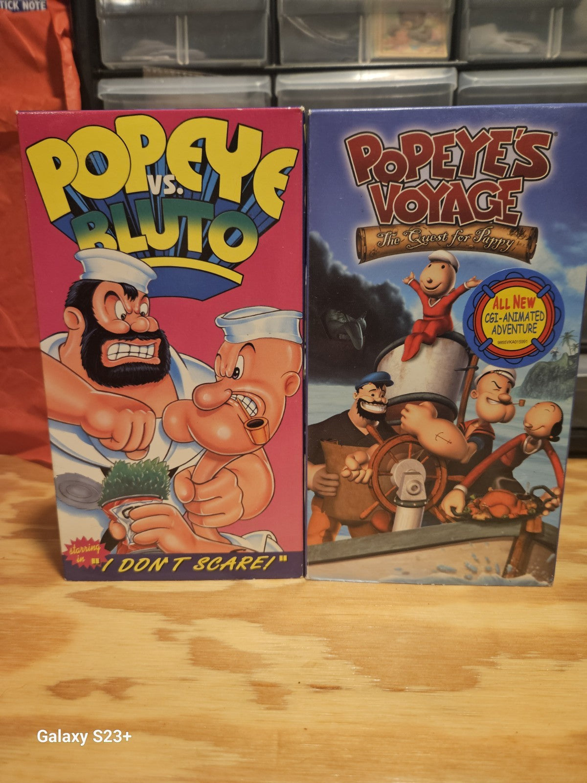Popeye VHS - Popeye vs. Bluto, The Quest for Pappy, UAV, FHE, Lionsgate