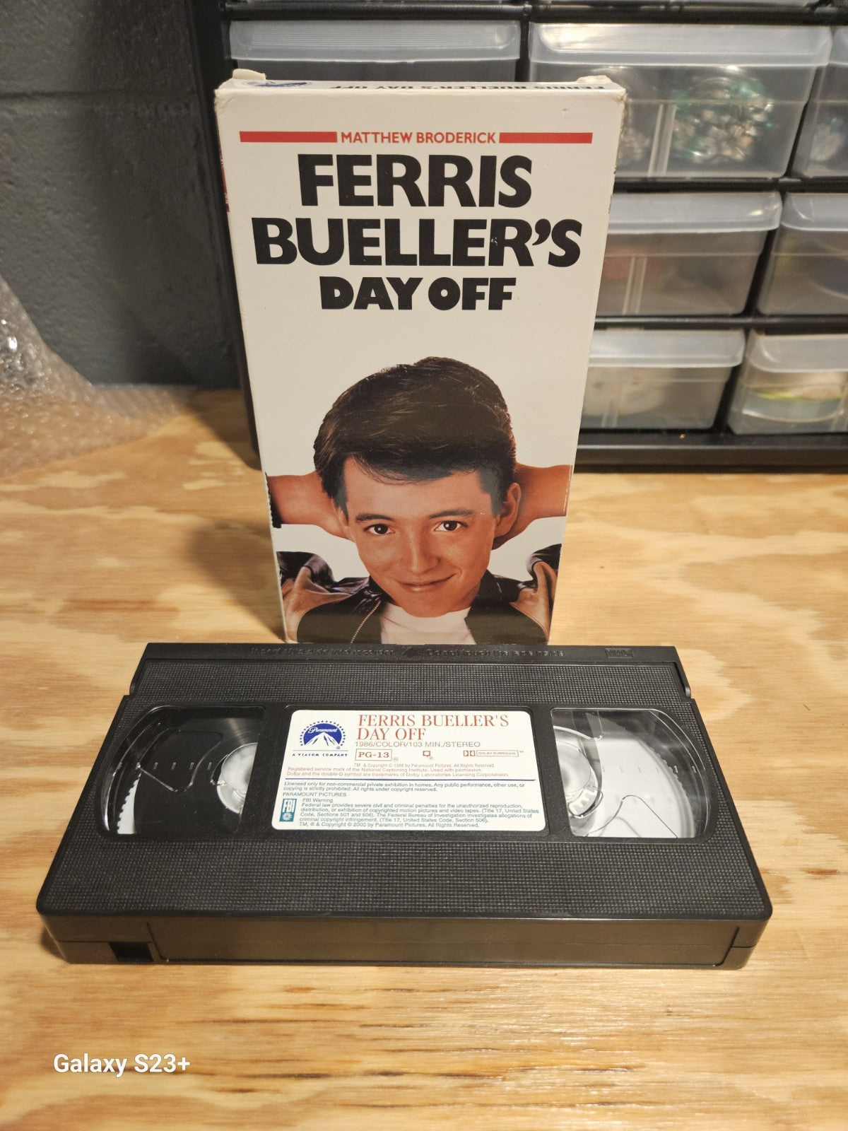 RomCom VHS Set Groundhog, Look Who's Talking, Ferris Bueller, Date with An Angel