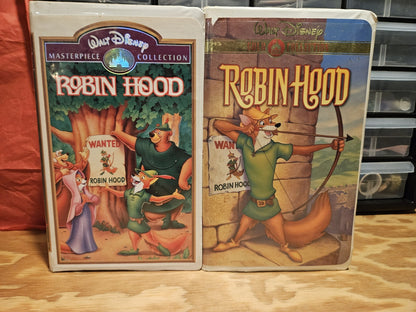 Robin Hood VHS Masterpiece Collection, Gold Collection, Walt Disney
