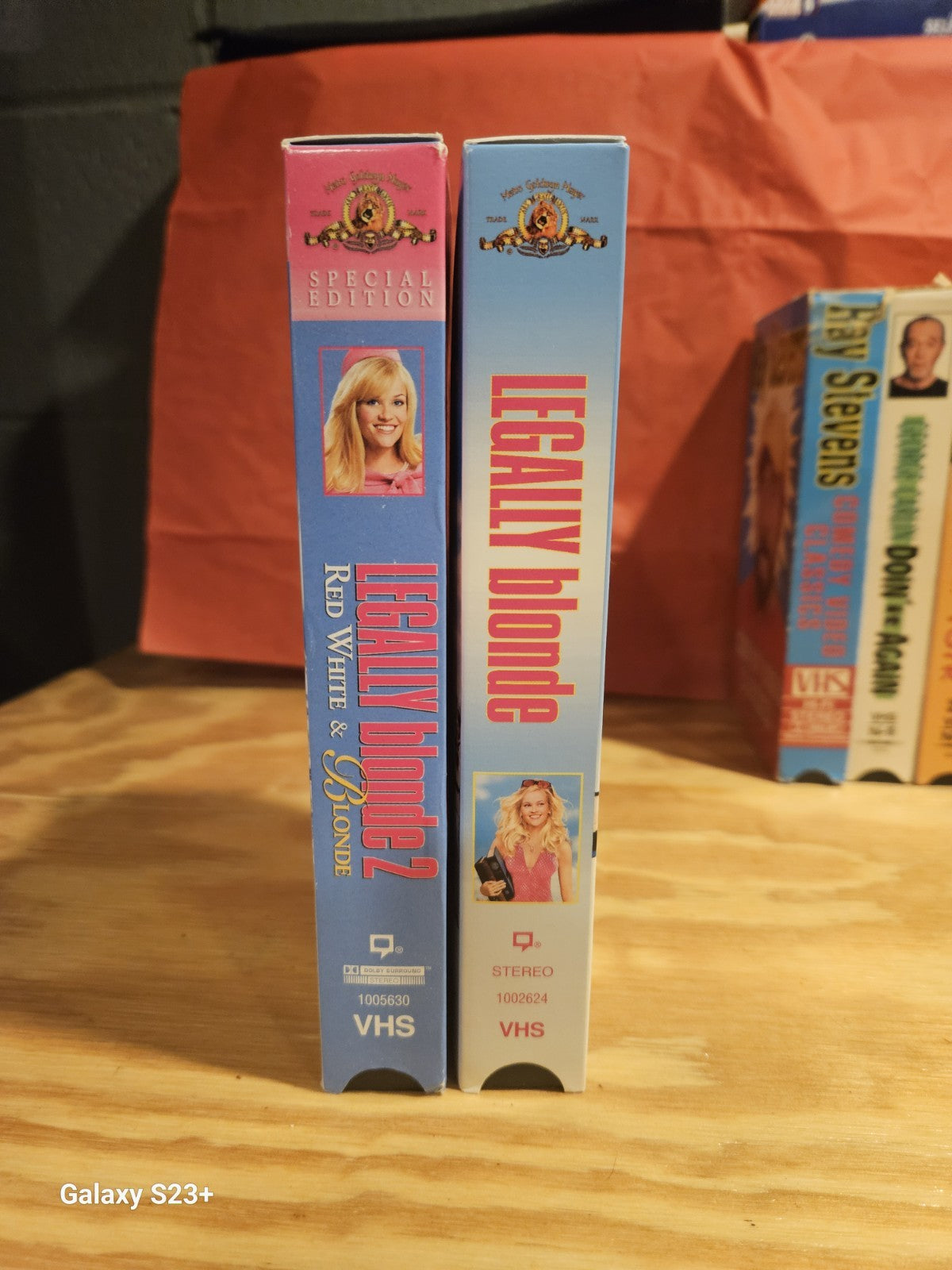 Reese Witherspoon Legally Blonde 1 & 2 VHS Movie Set, Metro Golden Mayer, MGM