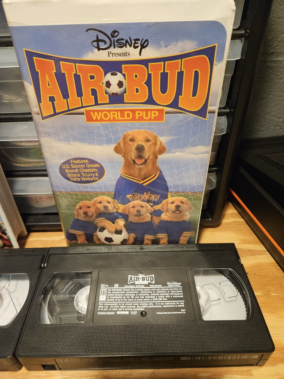 Disney Air Bud 1, 2, 3, 5 VHS Set - Golden Receiver, World Pup, Spikes Back Dog