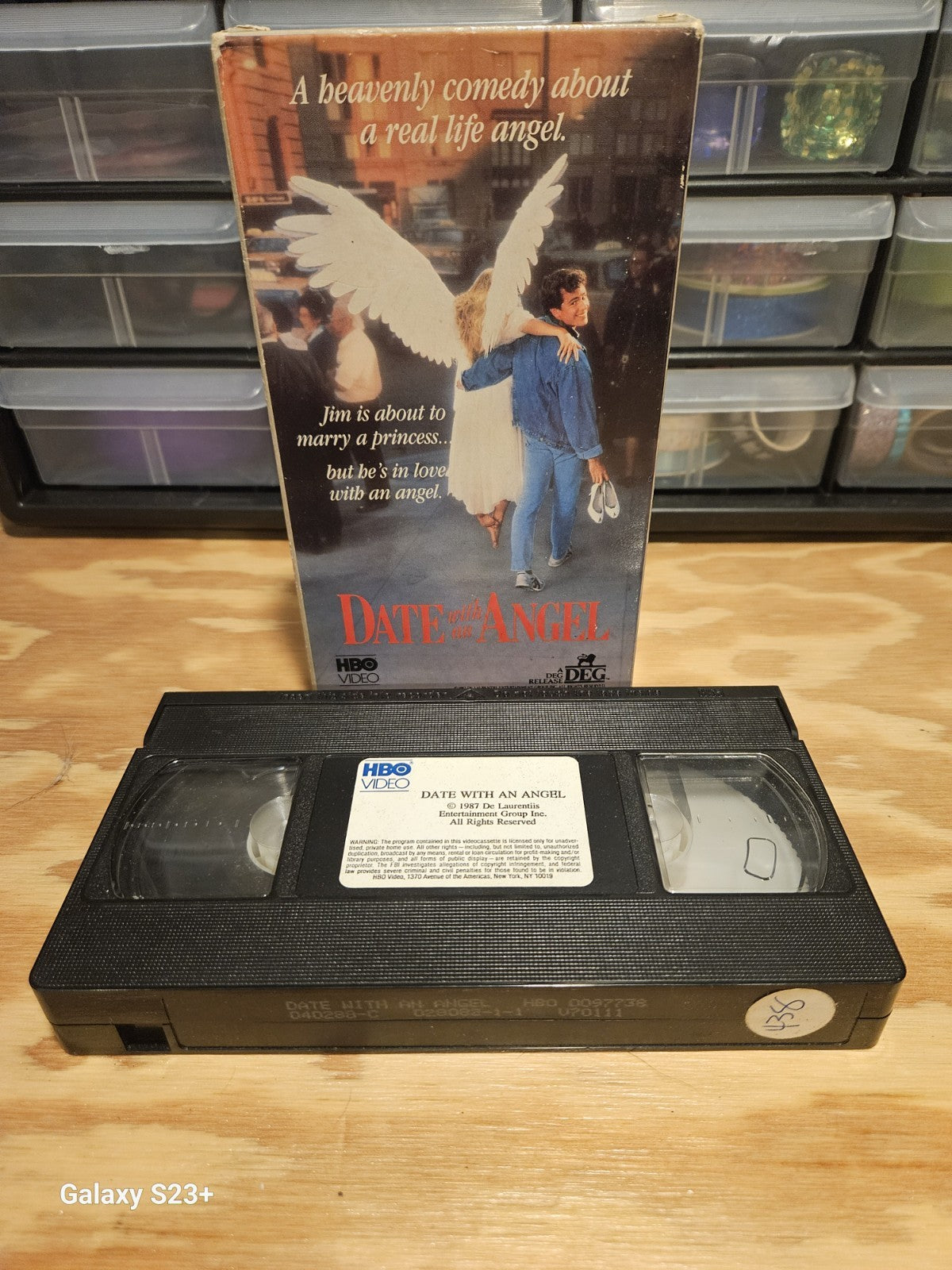 RomCom VHS Set Groundhog, Look Who's Talking, Ferris Bueller, Date with An Angel