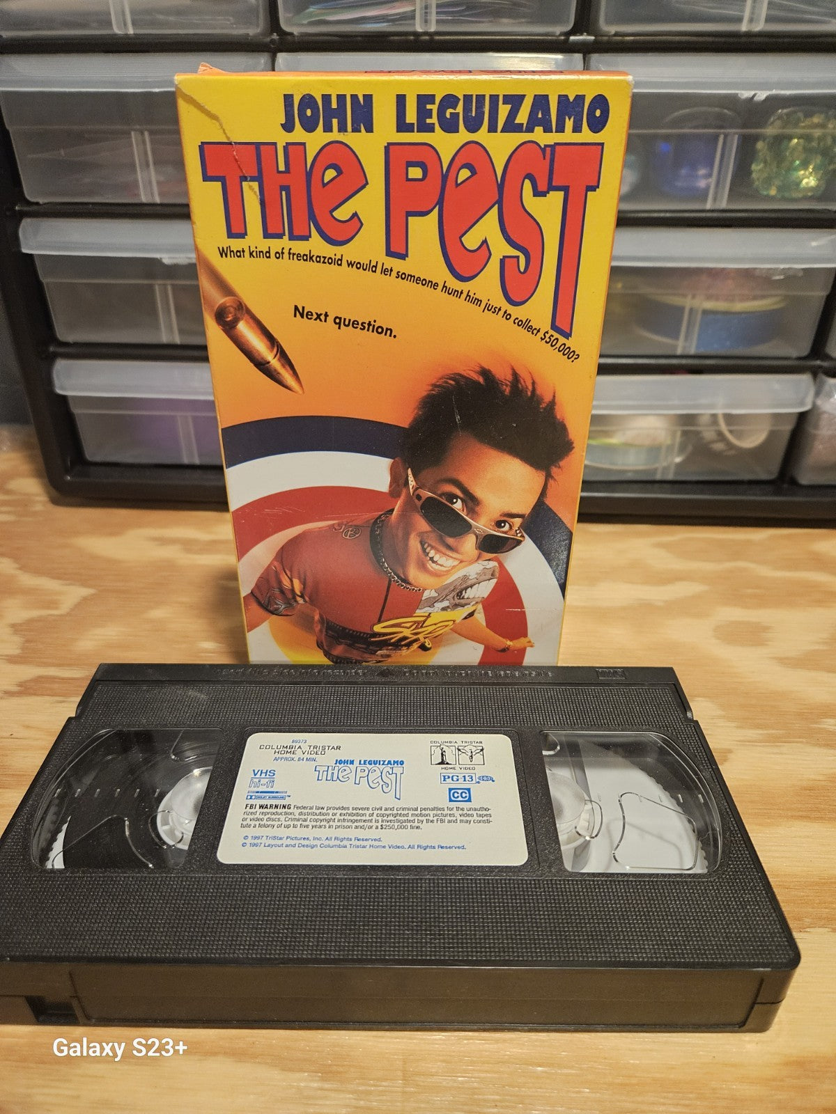 Comedy VHS - The Pest, Rushmore, Dirty Work, Leguizamo, Murray, Chase, MGM