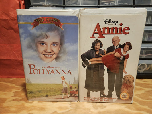 Pollyanna & Annie VHS Disney Haley Mills Kathy Bates Vault Collection, Orphans