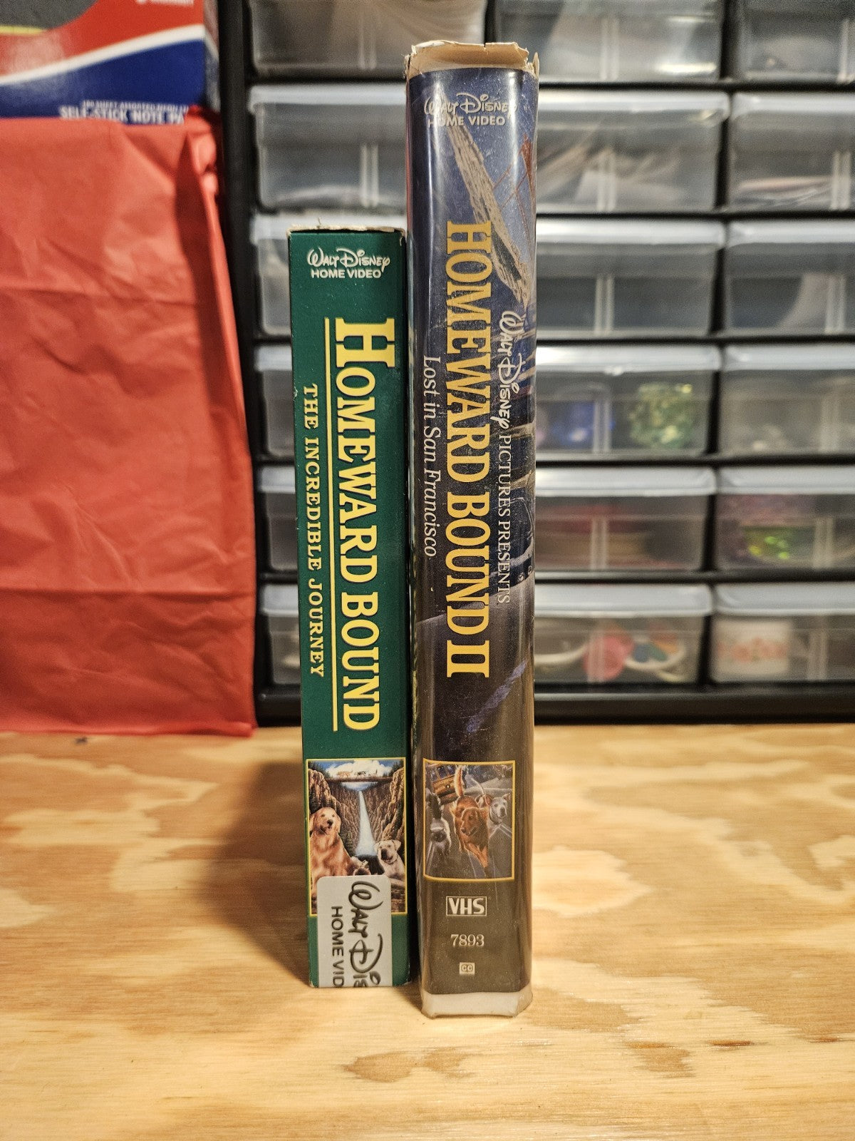 Homeward Bound 1 & 2 VHS Set, Incredible Journey, Lost In San Francisco, Disney