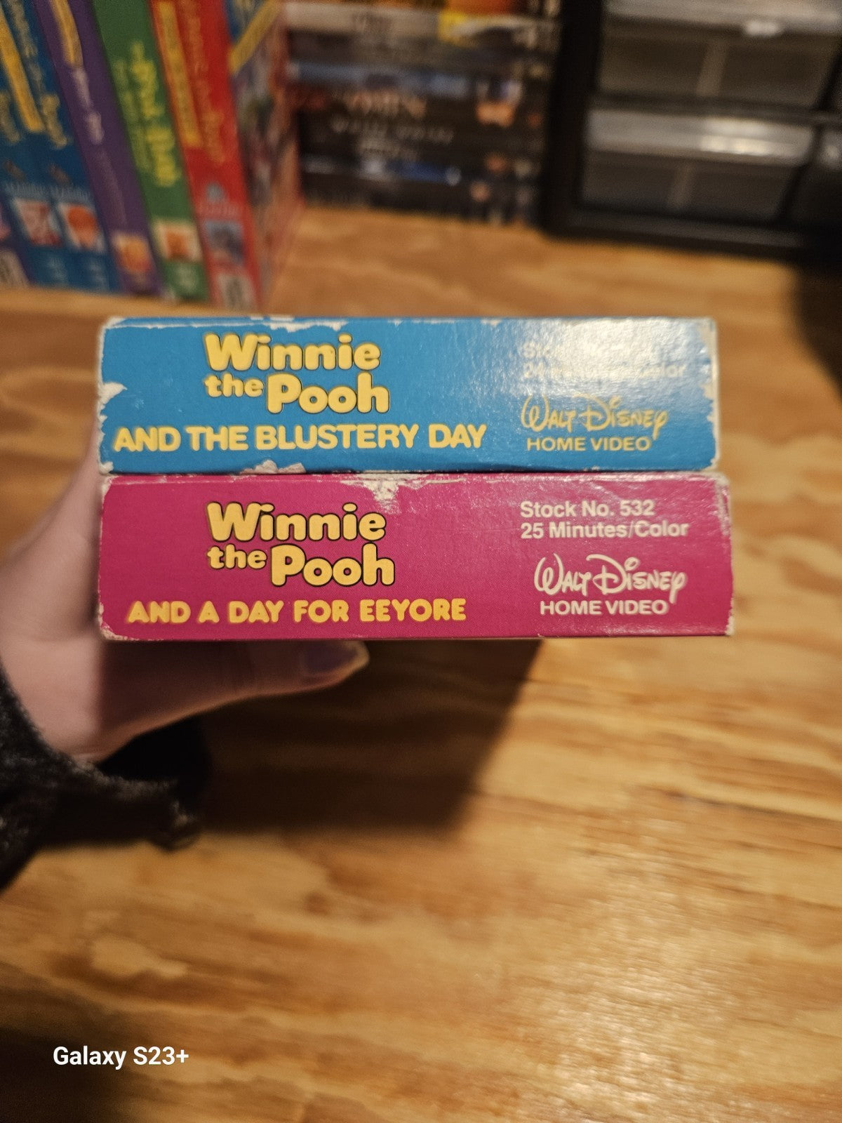 Vintage Winnie The Pooh VHS Set - The Blustery Day + A Day For Eeyore, Disney