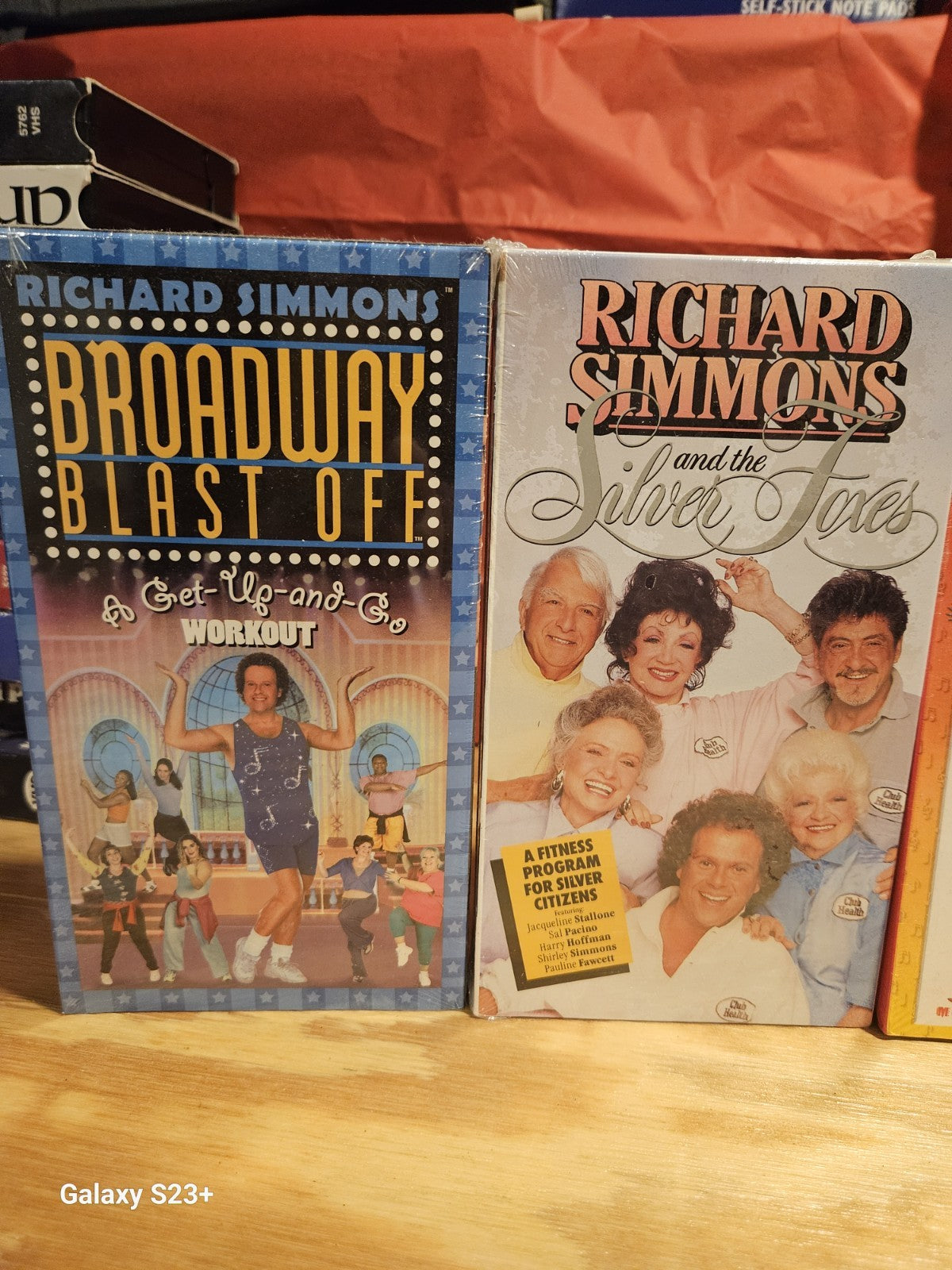 Richard Simmons Latin, Mega Mix, Disco, Broadway Blast Off, Silver Foxes VHS NEW