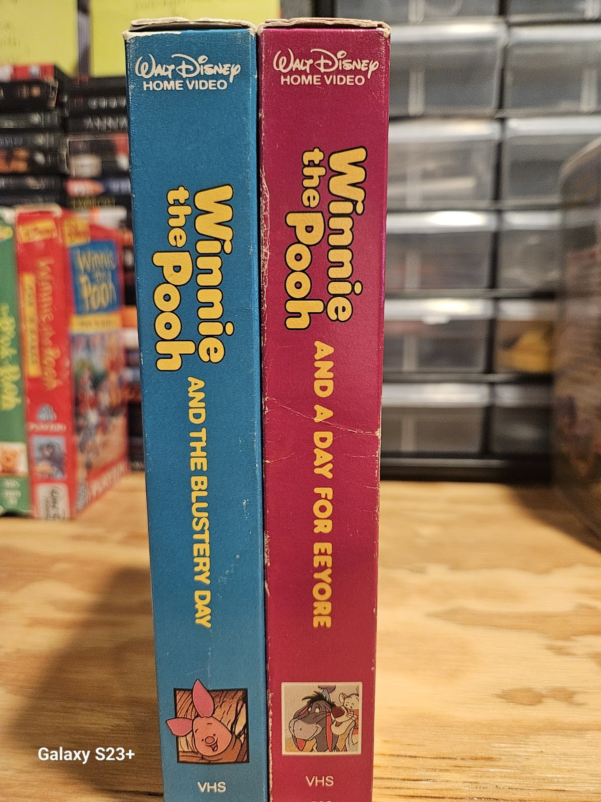 Vintage Winnie The Pooh VHS Set - The Blustery Day + A Day For Eeyore, Disney
