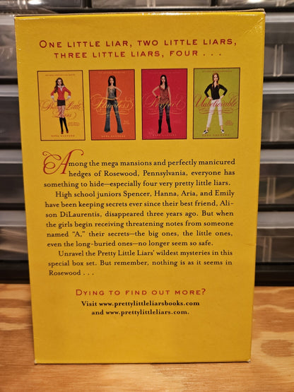 Pretty Little Liars 4 Book Box Set Sara Shepard Paperback Harper Teen ABC