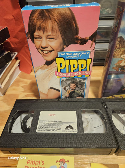 Pippi Longstocking VHS Set, Adventures on the South Seas, Sterling, HBO, Nelvana