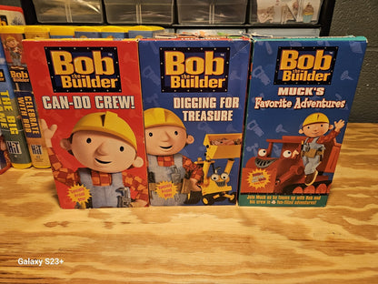 Bob The Builder VHS, Huge Lot 17 VHS, Rare, Kids, HiT Entertainment,  NAHB 