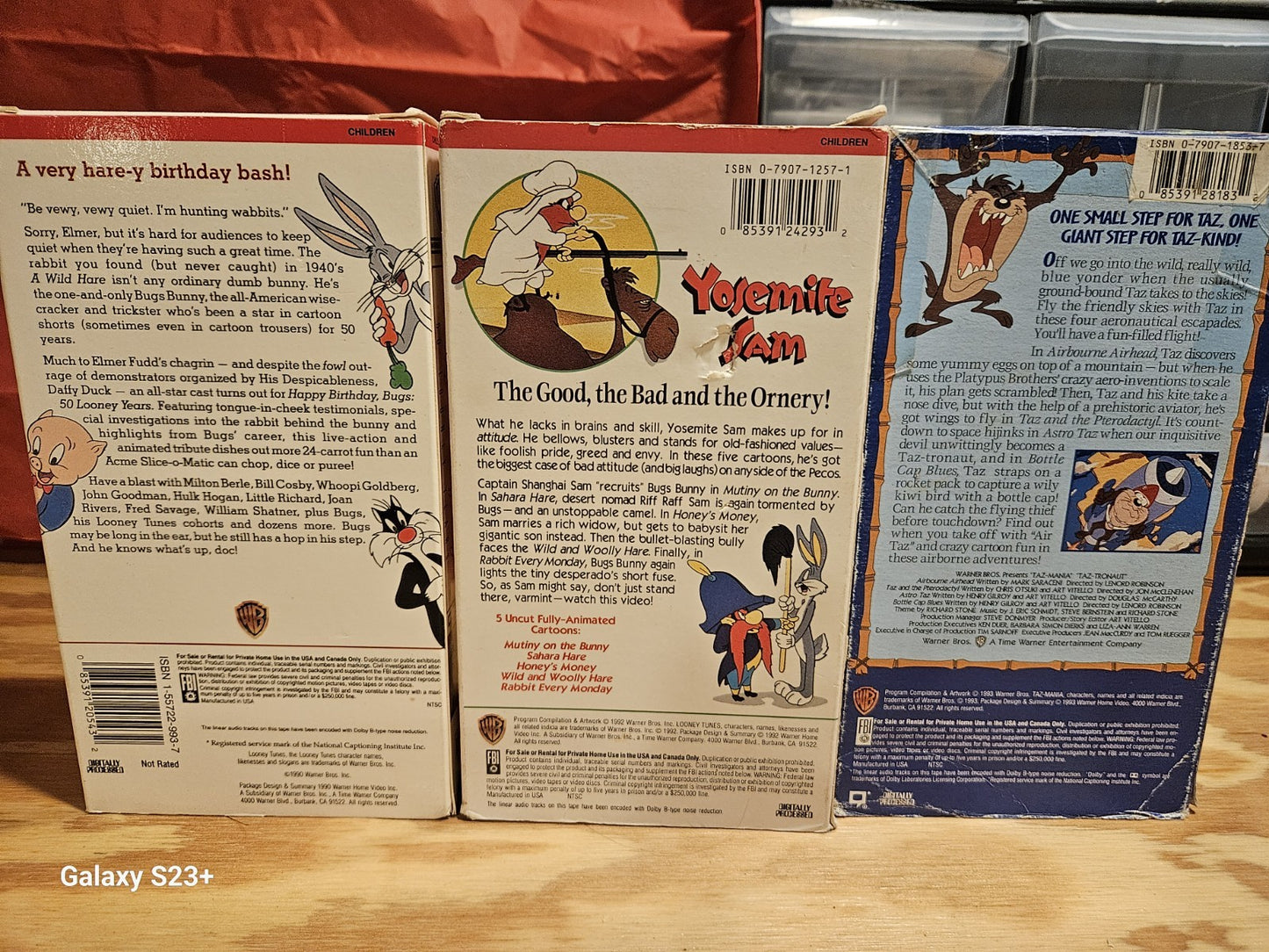 Looney Tunes VHS Lot Bugs Bunny, Taz Sylvester, Tweety, Halloween, Warner Bros