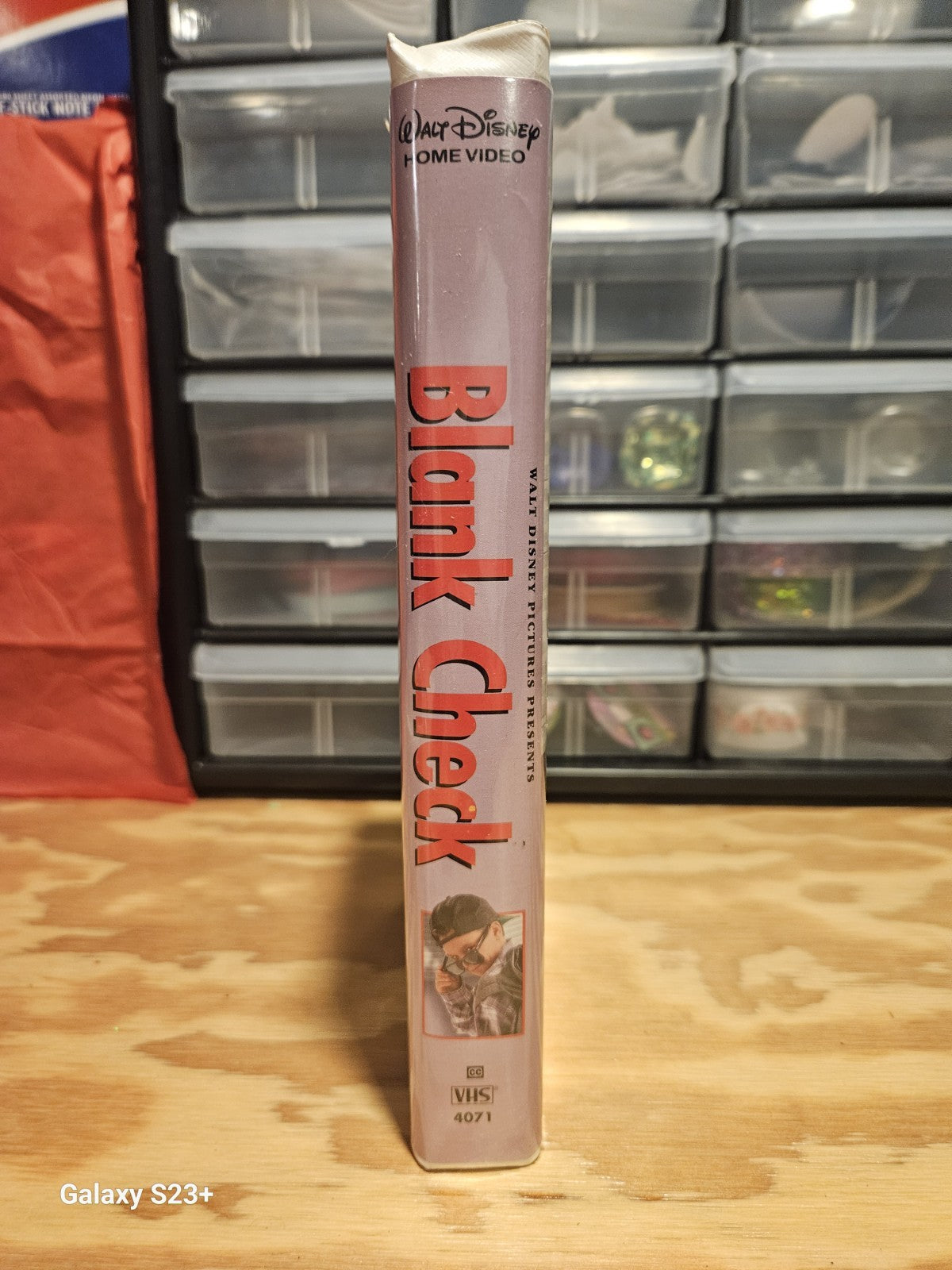 Blank Check VHS Disney, Brian Bonsall, Karen Duffy. Family/Kids movie
