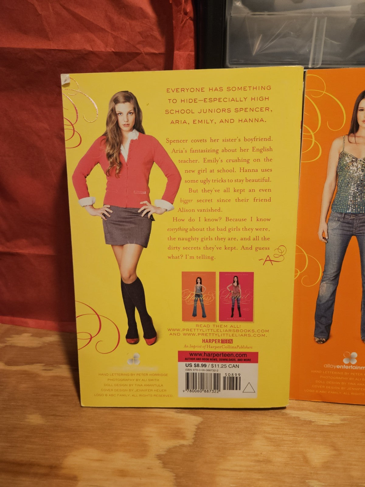 Pretty Little Liars 4 Book Box Set Sara Shepard Paperback Harper Teen ABC