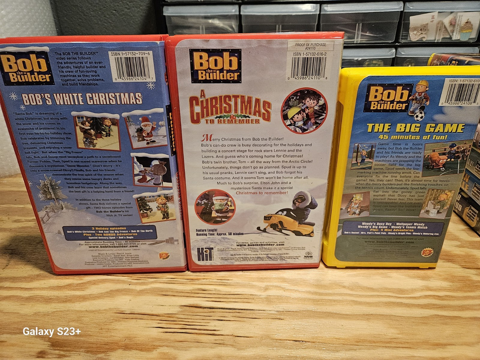 Bob The Builder VHS, Huge Lot 17 VHS, Rare, Kids, HiT Entertainment,  NAHB 