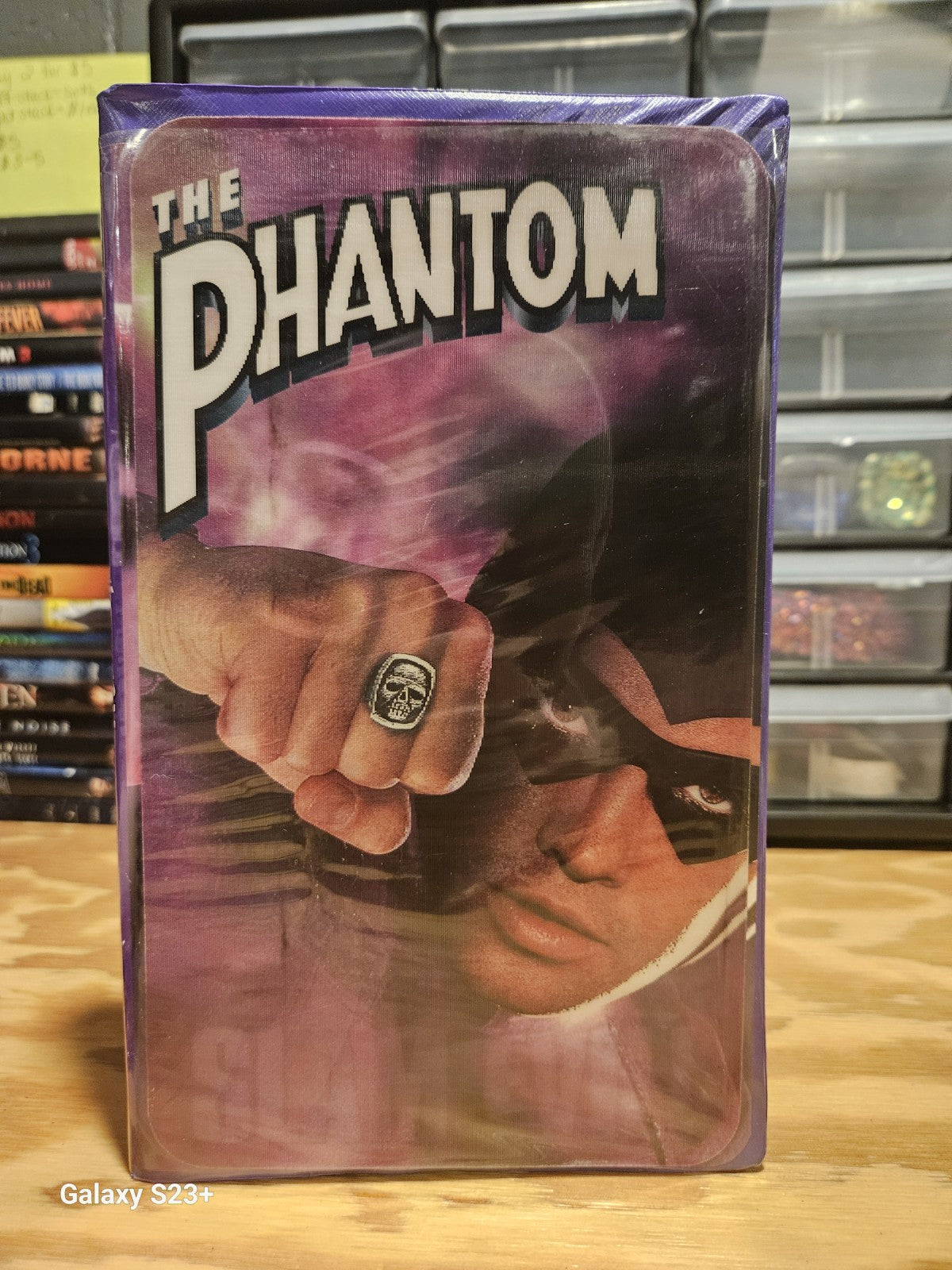 The Phantom VHS Paramount, Billy Zane Treat Williams Kristy Swanson, Holographic