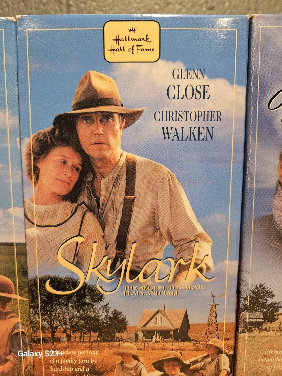 Hallmark VHS Set of 6 - Foxfire, Live Letter, Cupid & Cate, Sarah Plain and Tall