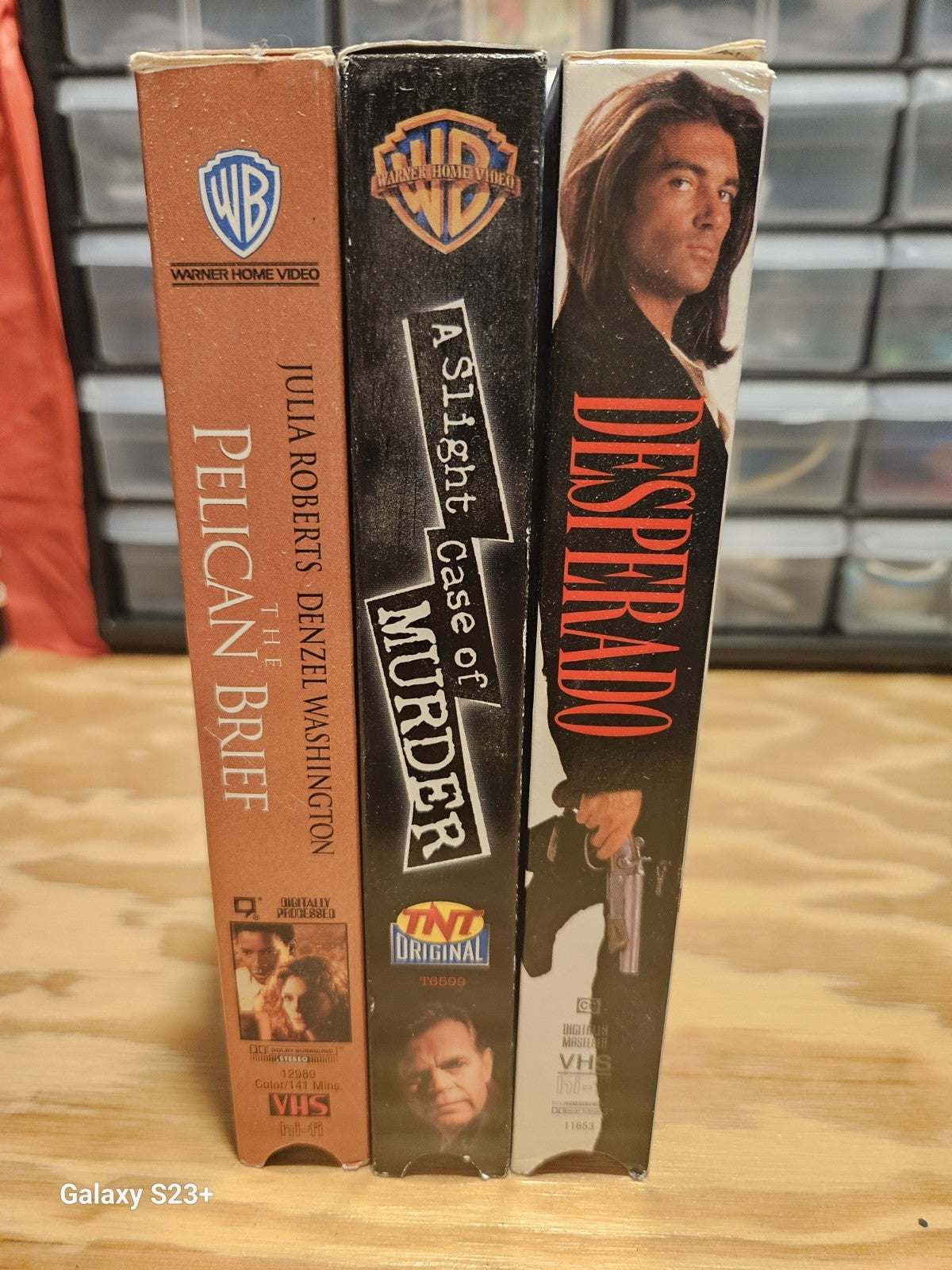 Desperado Case Of Murder Pelican Brief VHS Columbia TNT Warner Banderas Roberts