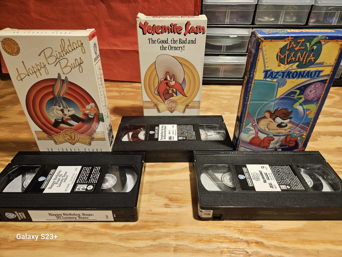 Looney Tunes VHS Lot Bugs Bunny, Taz Sylvester, Tweety, Halloween, Warner Bros