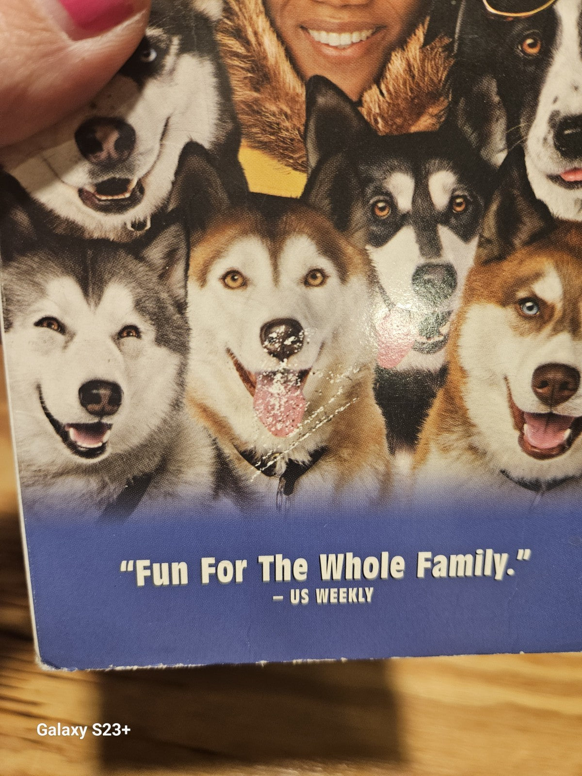 Snow Dogs VHS Disney, Cuba Gooding Jr., James Coburn, Kids family action movie