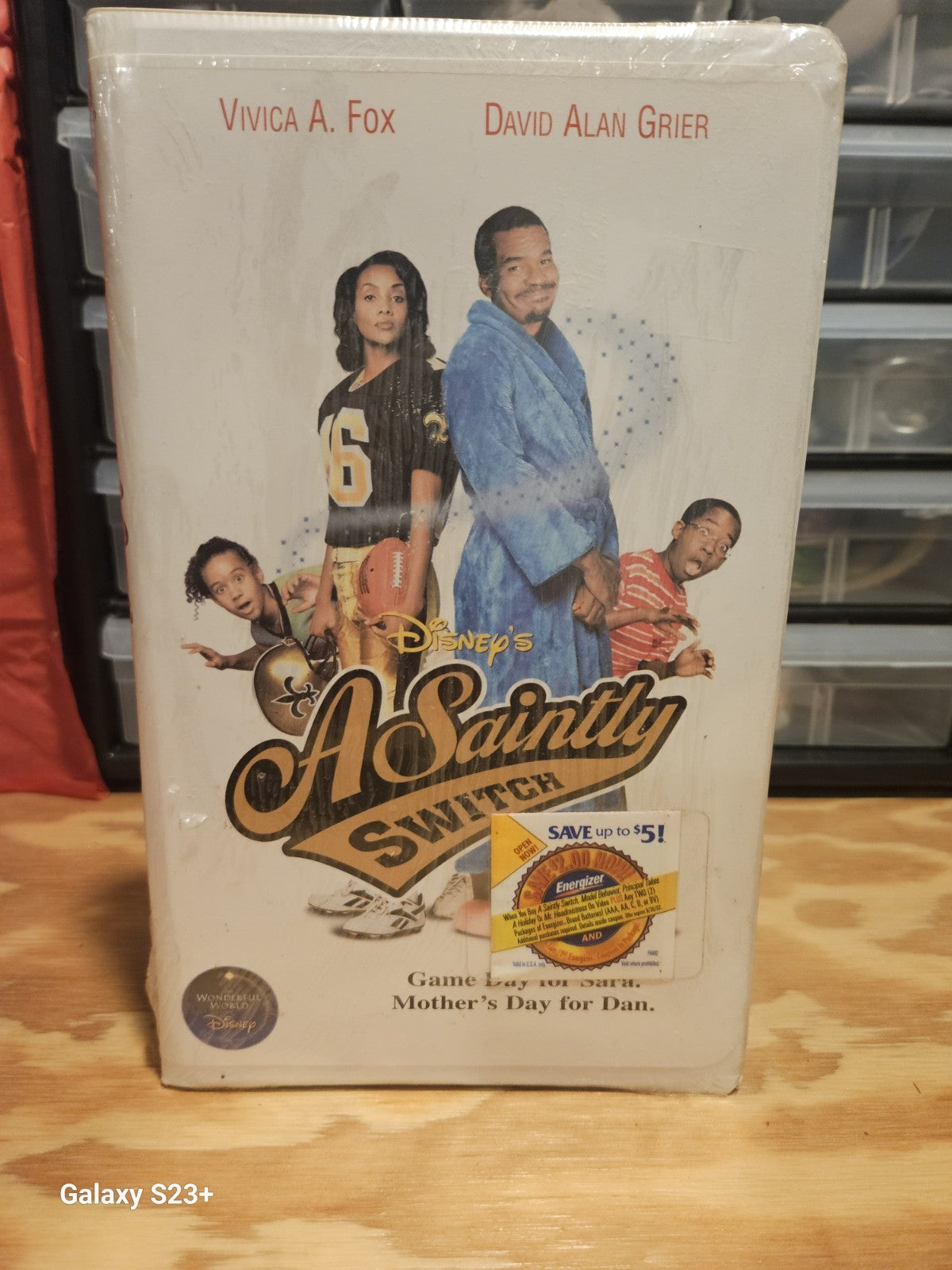 A Saintly Switch 2001 VHS Disney Sealed Clamshell Vivica A. Fox David Alan Grier