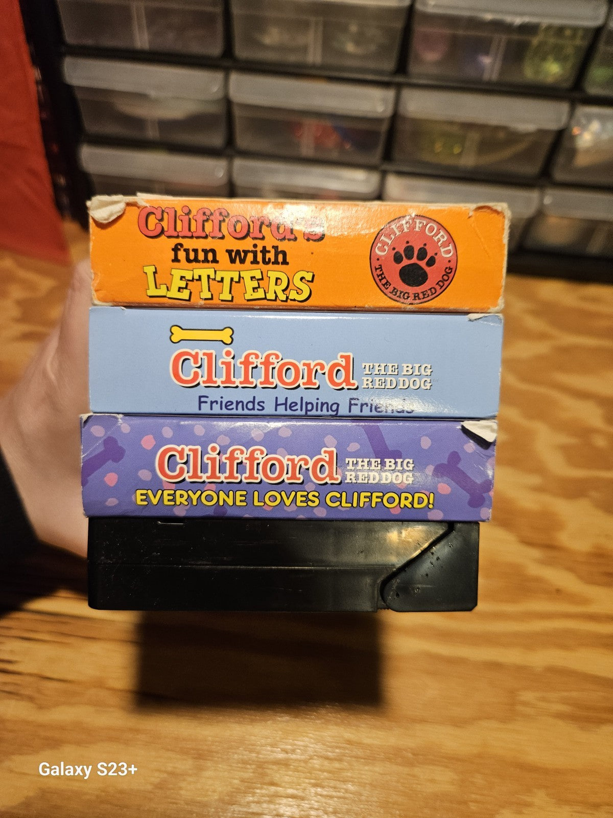 Clifford The Big Red Dog VHS Lot - Letters, Friends, Everyone, F.H.E, Scholastic