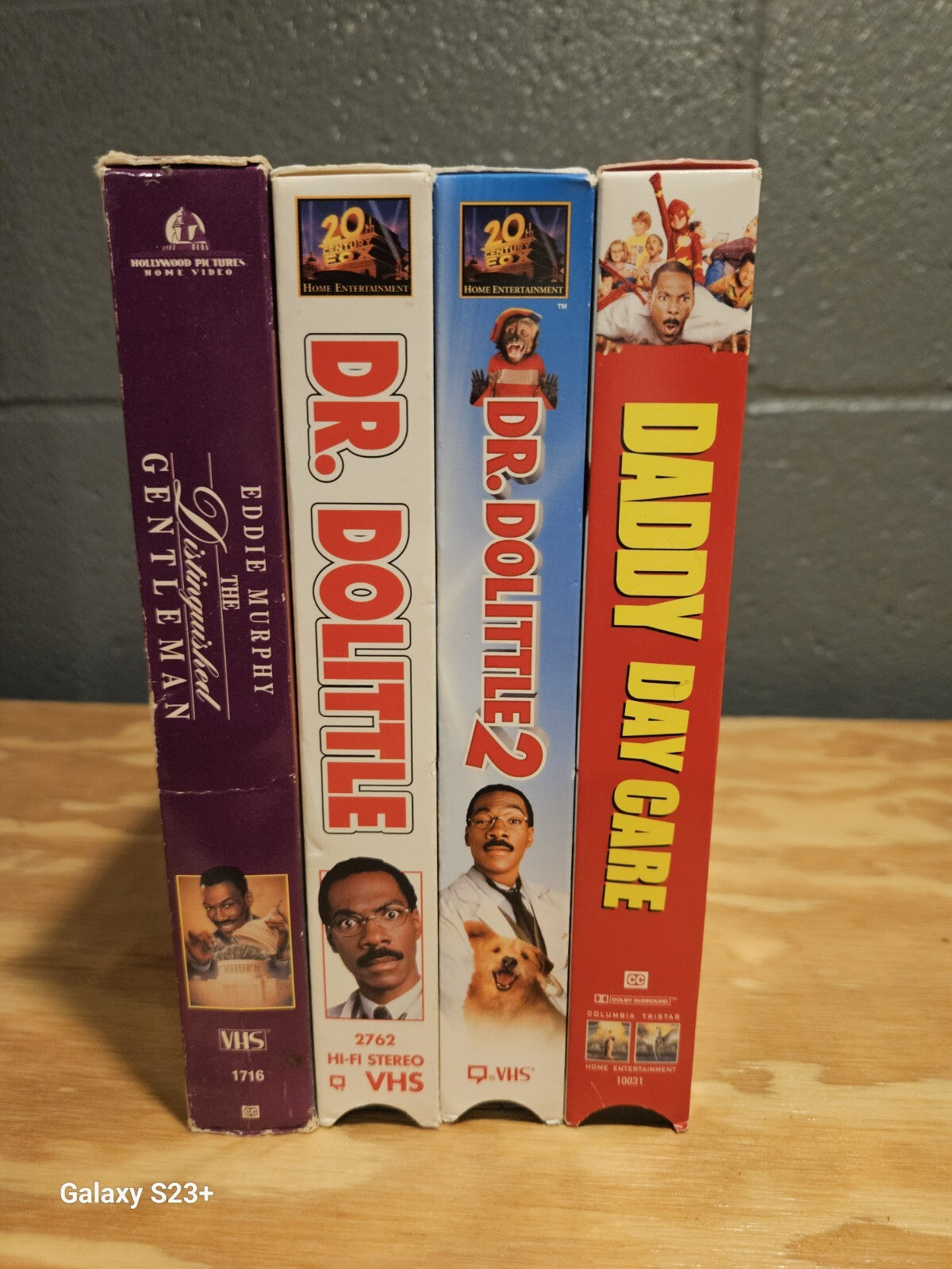 Eddie Murphy VHS Dr. Dolittle, Daddy Daycare, Trading Places Vampire In Brooklyn