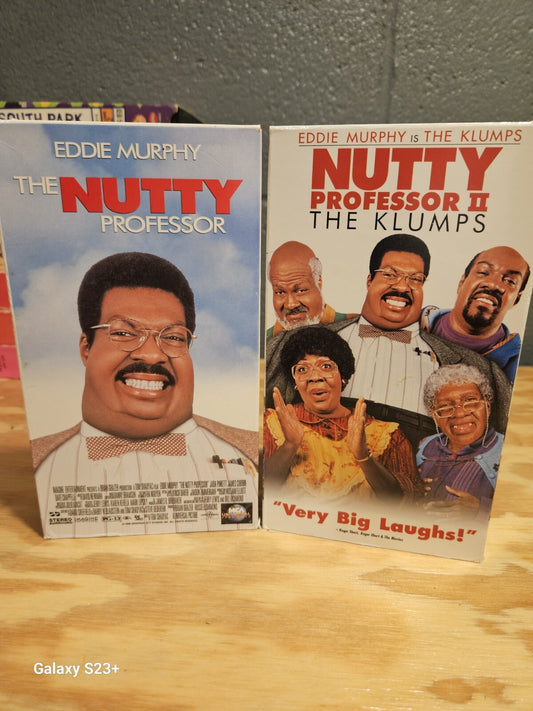 The Nutty Professor 1 & 2 VHS