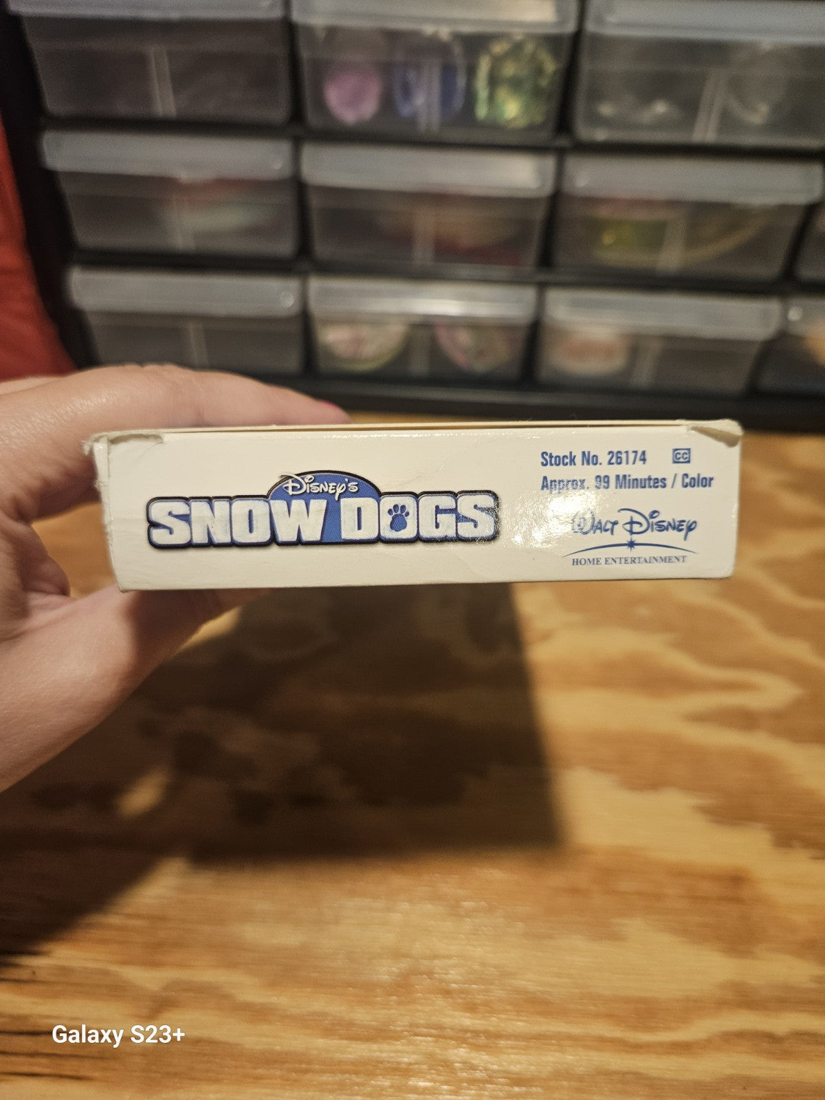 Snow Dogs VHS Disney, Cuba Gooding Jr., James Coburn, Kids family action movie